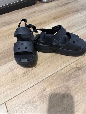 Crocks Black Sandals